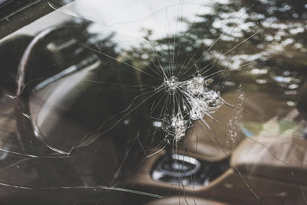 انواع ترک و شکستگی شیشه خودرو