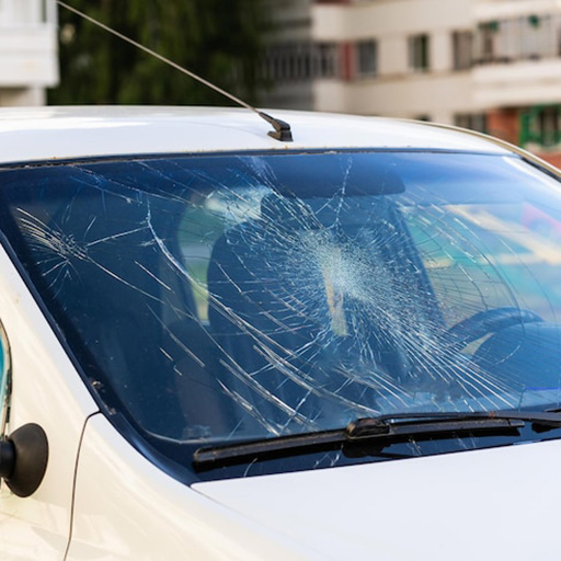 انواع ترک و شکستگی شیشه خودرو